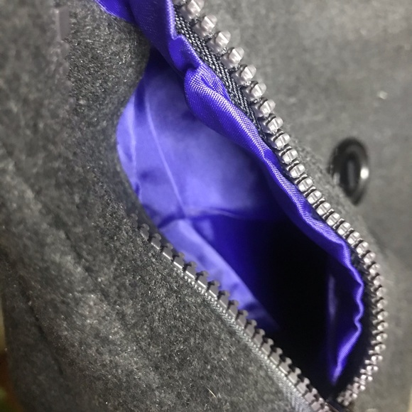 NYC Dollhouse Charcoal Gray Small Coat with Faux Fur Hood NWT - Picture 4 of 7